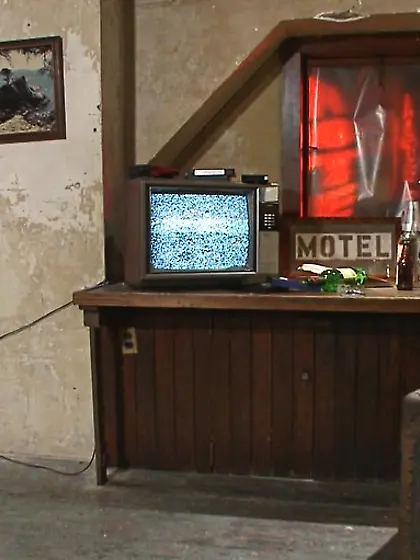 Brutal tattooed dude vest