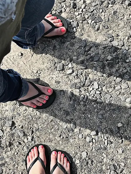 Redhead College Feet