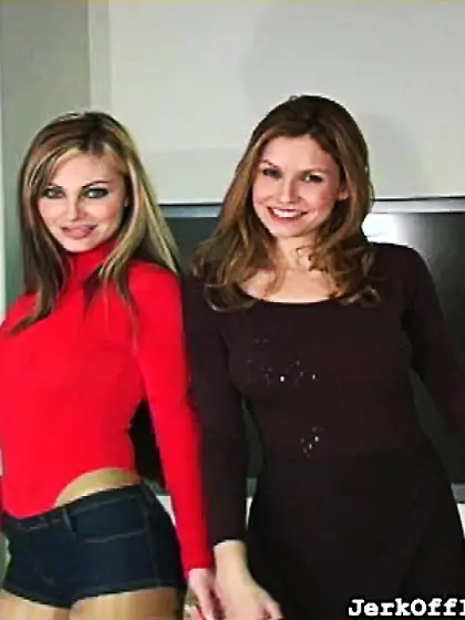 Attractive women nylon pantyhose