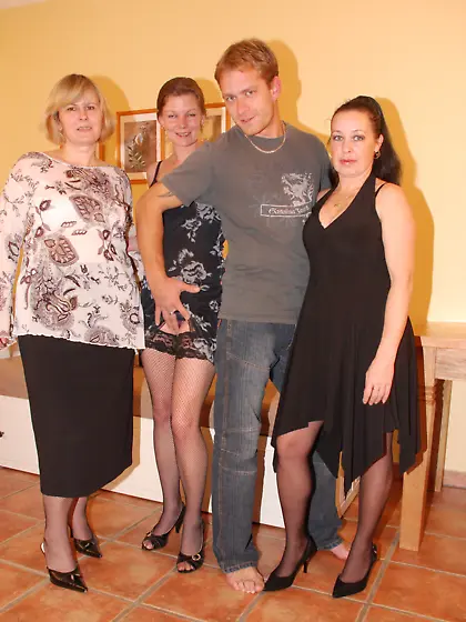 Toyboy gets invited to a mature sex party