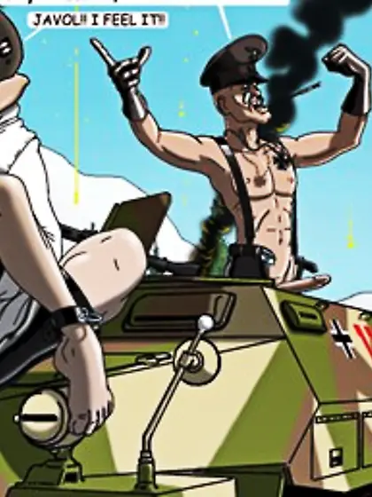 Intense bondage sex battlefield