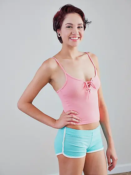 Amateur brunette pov fuck