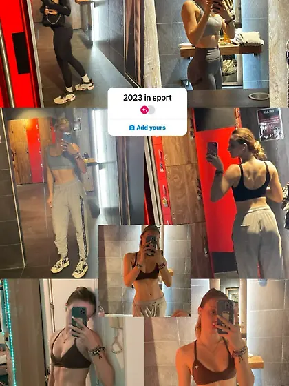 Young blonde athletic french teen