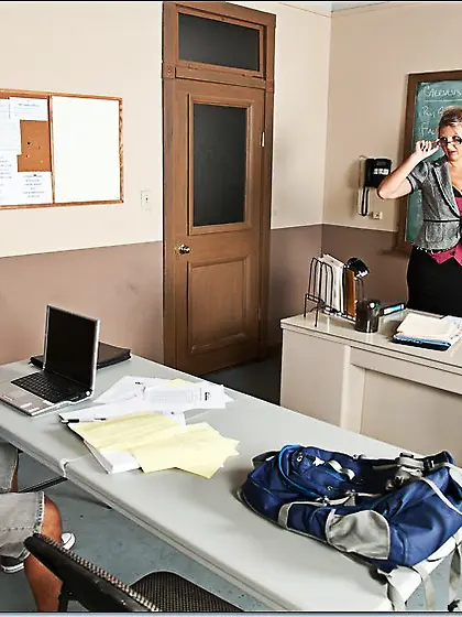 Blonde mature stockings fuck