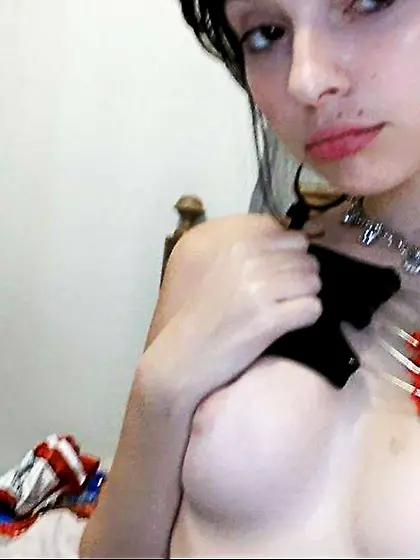 Nude teen goth