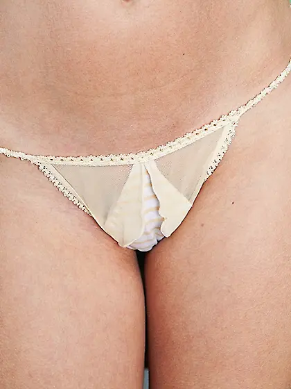 Topless clit rubbing