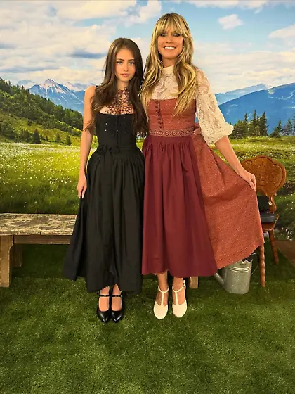 Leni Klum and Heidi Klum