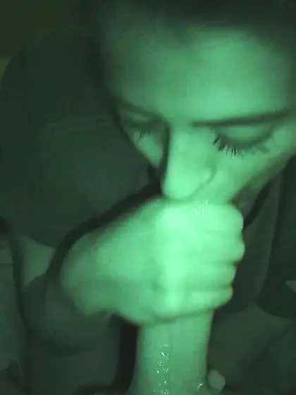 Submissive amateur blowjob swallow