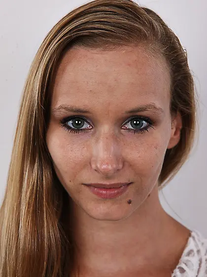 Hot blonde girl chooses