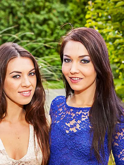 Angelik Duval and Tiffany Doll love to show off their butts on c