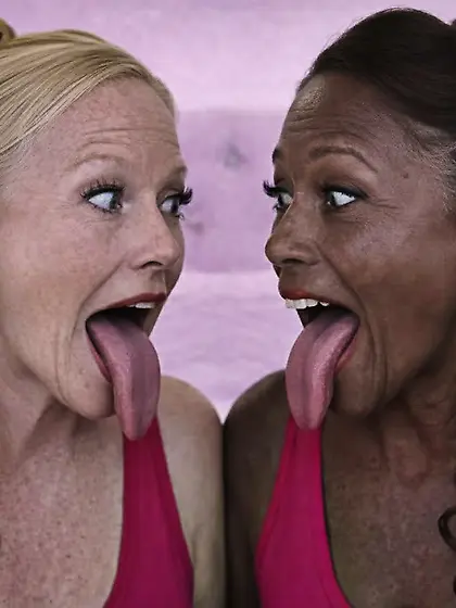 AI Dirty Black Granny with White Skank