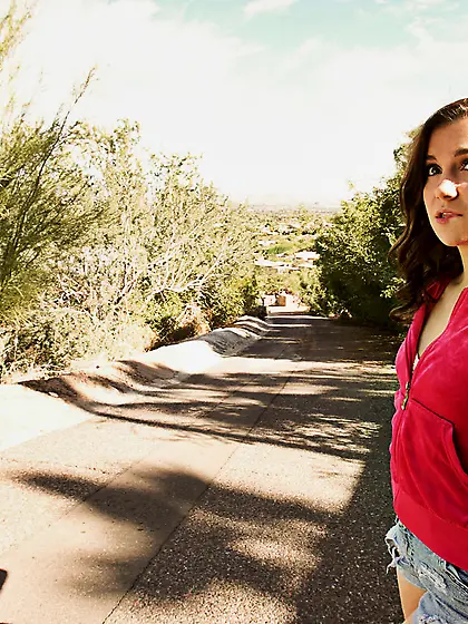 Dark-haired curly teen slut rides the guy's cock for giving