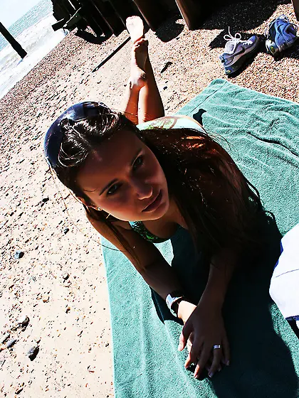 Skinny long haired white