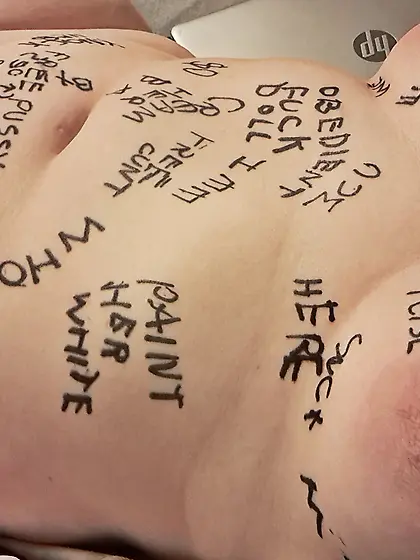 Use my whore body as your cumdumpster