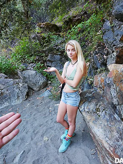 Blonde horny daughter