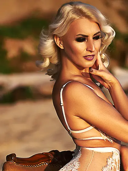 Russian mature striptease