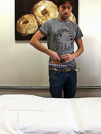 Tattooed asian tiny tits