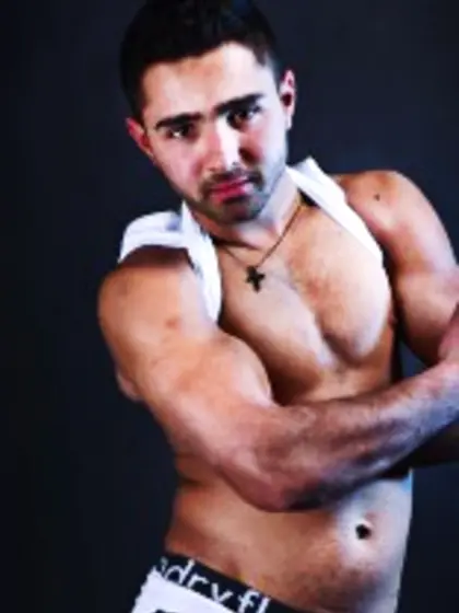 Brunette Young Man Armand Dancing.