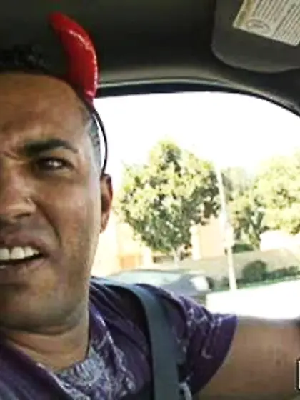 Brunette big fake tits