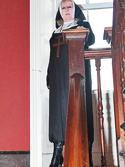 Mature striptease claire knight