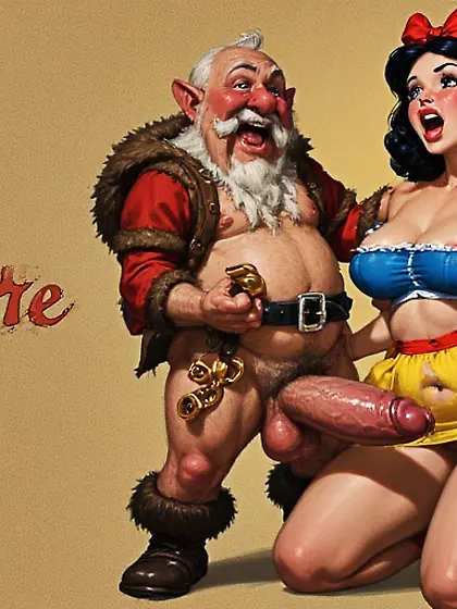 Snow White and the dwarves