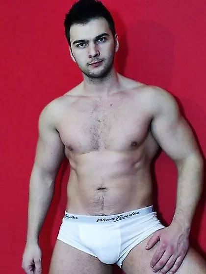 White man comacialex dildo