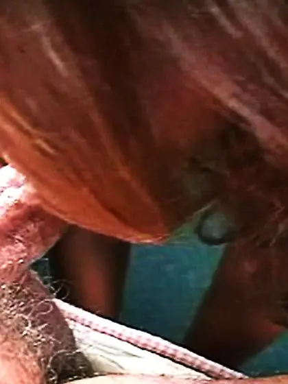 She smokes and sucks a pecker in a POV