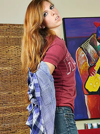 Redhead teen vaginal pussy