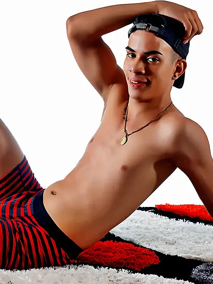 Latin young gay JhonTiger like to snapshot