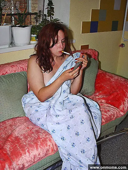 Redhead mom sucking and fucking