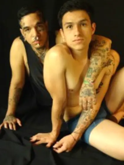 Brunette Young Man Andy and Brunette Brillo.