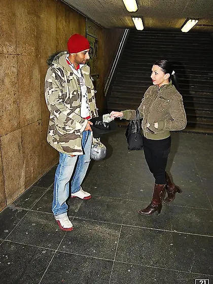 Alluring Euro chick gets so nasty with a black dude,  they are bo