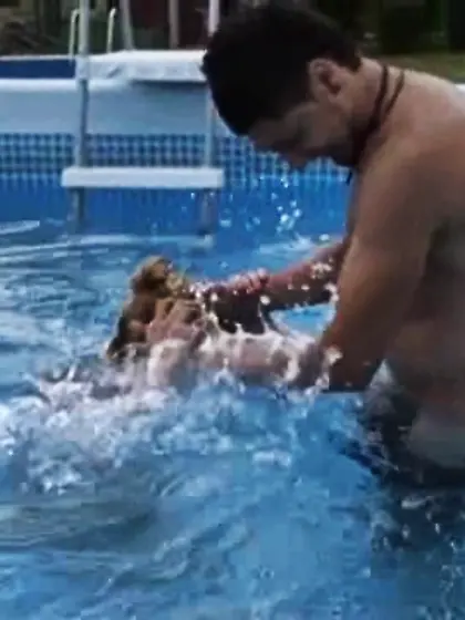 Girl drowned, analed and left in pool 1