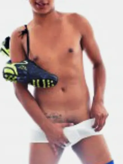 Brunette Young Man Demian Brown.