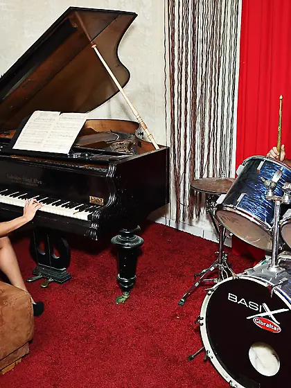 Dirty man is fucking kinky Nomi Melone with the hard cock and wo