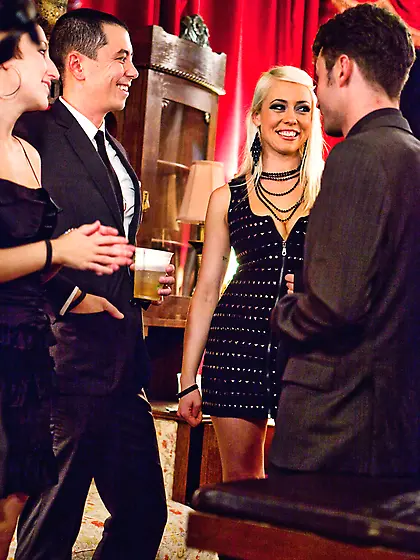 India Summer,  Tia Ling and Lana suck all the guys at the upper f