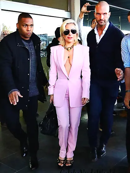 Lady Gaga Braless