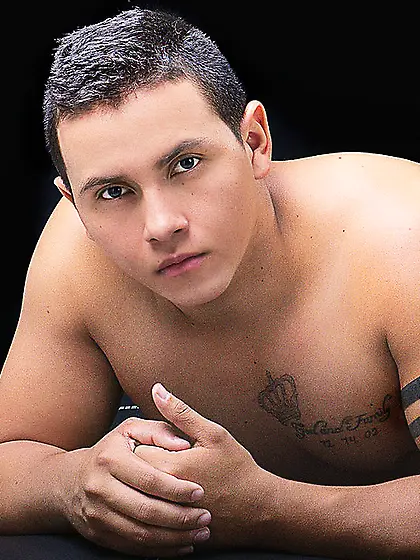 Latin young man maobig