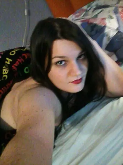 Girl auf Besamung wartend