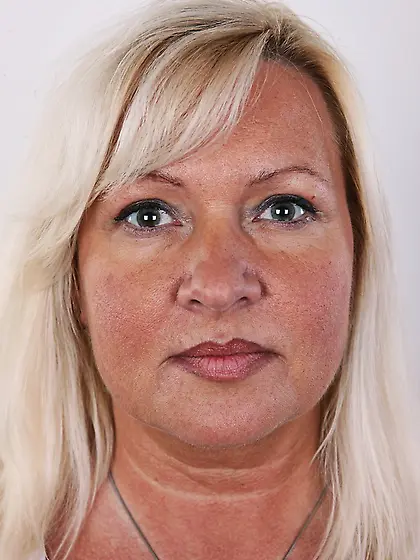 Big cute matured blonde