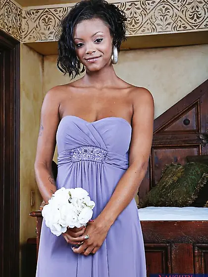 Big titted black lady Lavish Styles enjoys hard white dick in th