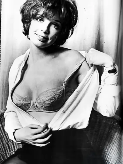 Raunchy sluts strip pose