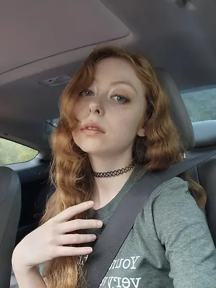 Redhead Goth Teen