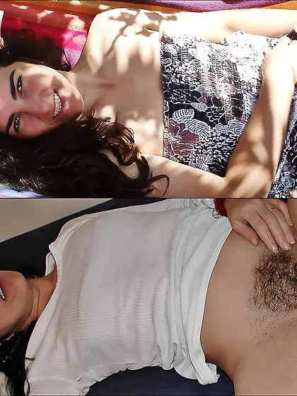 Dressed and undressed amateur milf