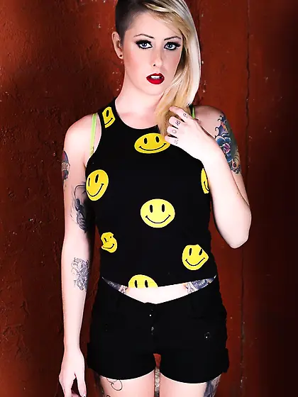 Blonde punk cock sucker