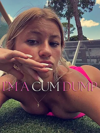I'm a cum dump