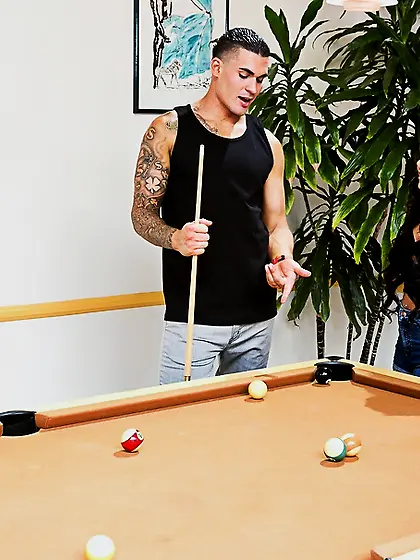 Banging babe teases handsome