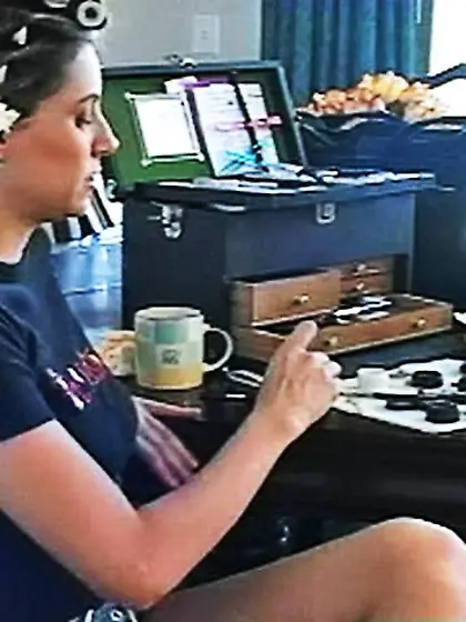 Lovely bitch shows titties