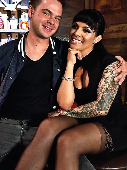 Toe-sucking submissive male takes