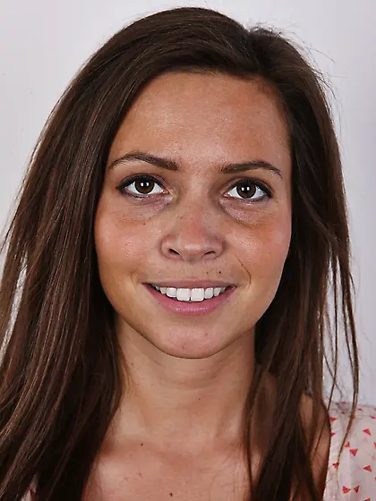 Tanned love with pierced belly button debunks small boobs and sn